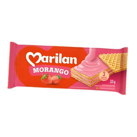 Marilan Wafer Strawberry Biscuit 115g