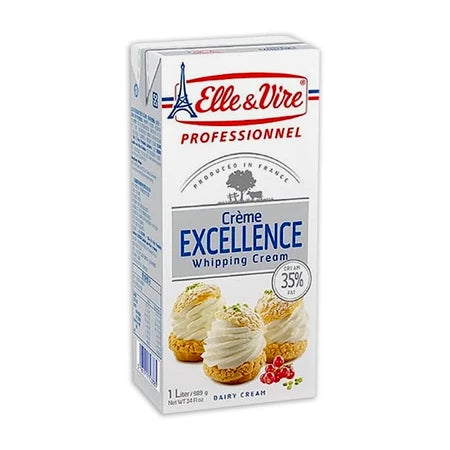 Elle & Vire Excel Whipping Cream 35% Fat 1ltr