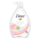Dove Bath Gel Go Fresh Rose Soothing 1ltr