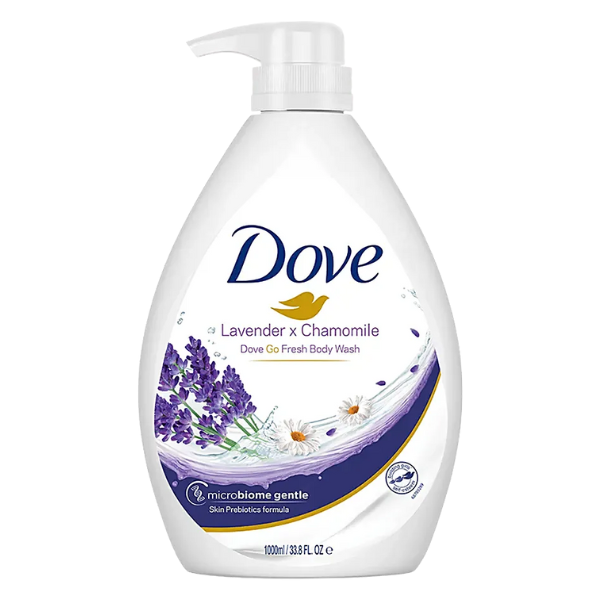 Dove Bath Gel Lavender & Chamomile 1ltr