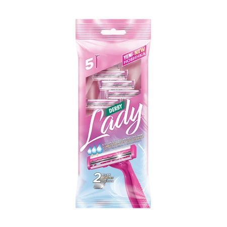Derby Shaving Stick - Lady 2 Blades Polybag