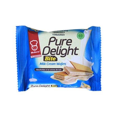 Mcberry Pure Delight Bite Milk Cream Wafer 13g