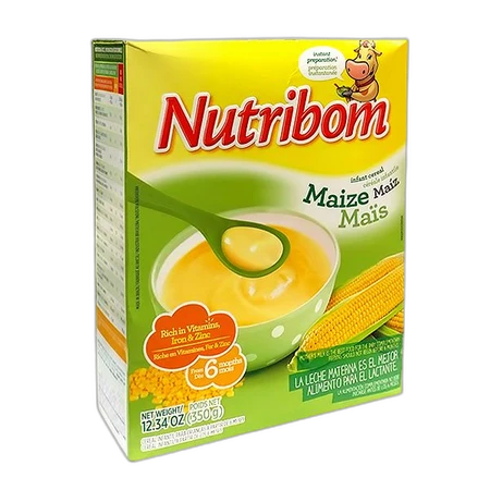 Nutribom Infant Cereal Paper Box Maize 300g