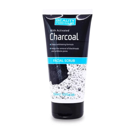 Beauty Formulas Facial Scrub Charcoal 150ml