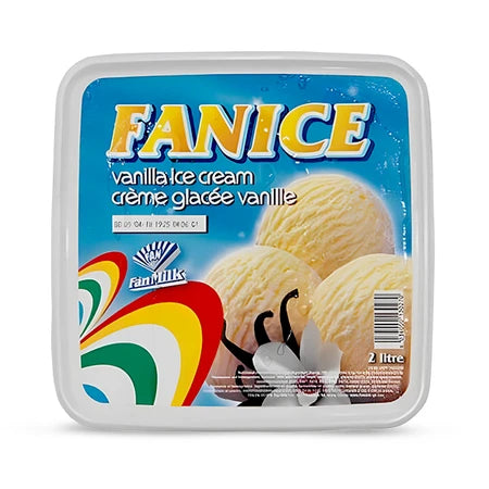 Fanice American Vanilla Ice Cream 2ltr