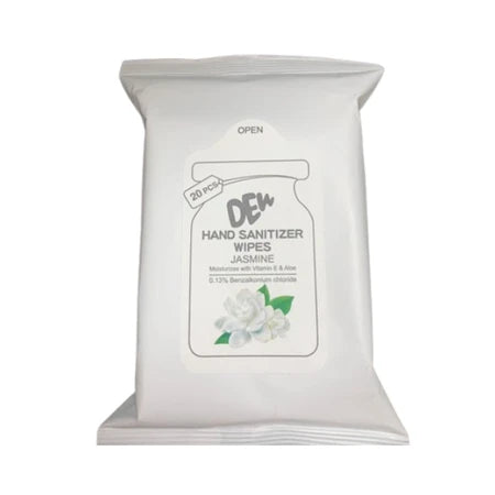 Dew D-Kle Benzakolnium Jasmine Hand Wipes