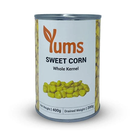 Yums Sweet Corn Wole Kernel 400g