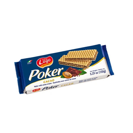 Gastone Lago Poker Wafer Cocoa 45g