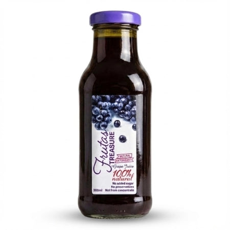 Frutas Treasure Fresh Grape Juice 100% Juice 300ml
