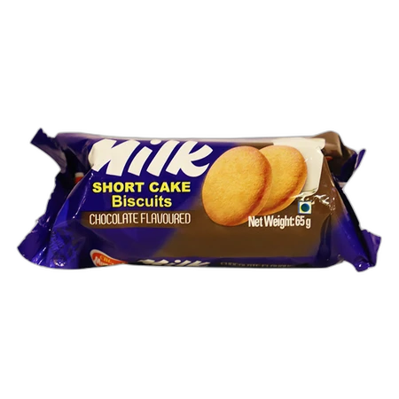 Munchee Milk Short Cake Choco Biscuit 65g