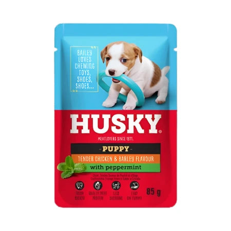 Husky Gravy Chick & Barl Peppermint 85g