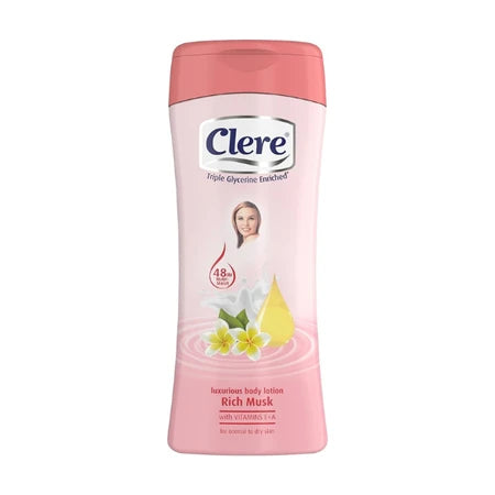 Clere Triple Glycerine Enriched Rich Musk 400ml