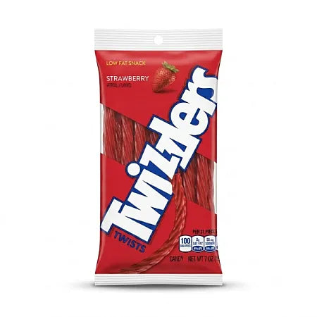 Twizzlers Low Fat Strawberry Twists Candy 198g