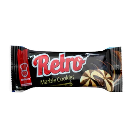 Mcberry Retro Marble Cookies With Chocolate 18g