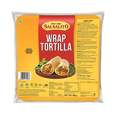 Salsalito Mexikana Wrap Tortilla 6Pcs 408g