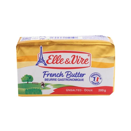 Elle & Vire Unsalted Butter Packets 200g