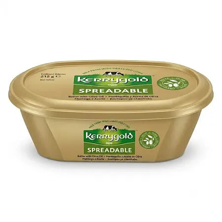 Kerrygold Spreadable Butter Olive Oil Tub 212g