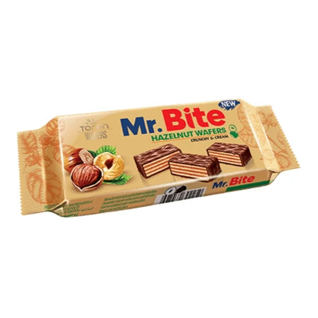 Toren Mr.Bite Milk Choc Coat Wafer With Hazel 38g