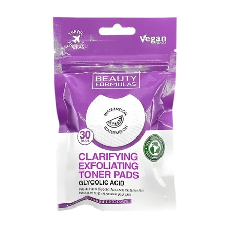 Beauty Formulas Toner 30Pads Glycolic