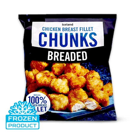 Iceland Breaded Chicken Chunks 500g