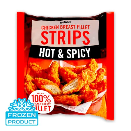 Iceland Hot Spicy Chick Strips 500g