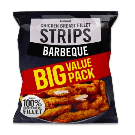 Iceland Bbq Chicken Strips 500g