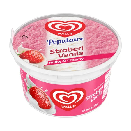 Wall's Populaire Strawberry Vanilla 90ml