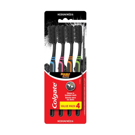 Colgate Tb Double Action Charcoal 4Pcs