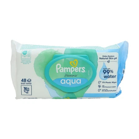 Pampers Harmonie Aqua Pure Baby Wipes