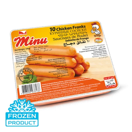 Minu Chicken Franks 340g