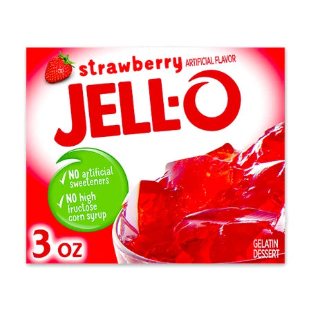Jello Strawberry 3Oz
