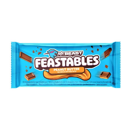 Mr Beast Feast Bar Milk Choco Peanut Butter 60g