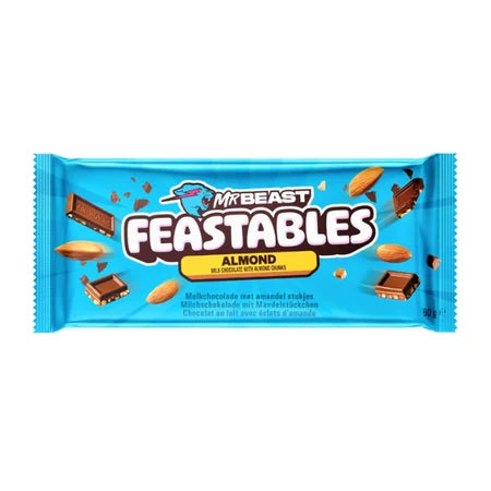 Mr Beast Feast Bar Milk Chocolate Almond 60g