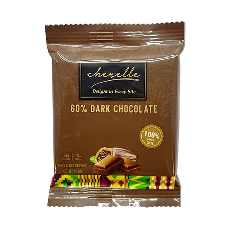 Cherelle 60 Dark Chocolate 50g