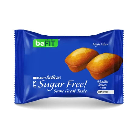 Befit Sugar Free Cakes Vanilla Lemon 46g
