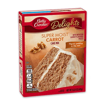 Betty Crocker Super moist Cake mix Carrot 375g
