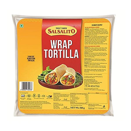 Salsalito Mexikana W Wheat Wroap Toetilla 348g