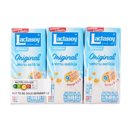 Lactasoy Plain Soymilk 200ml