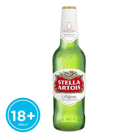 Stella Artois Lager Beer Bottle 330ml
