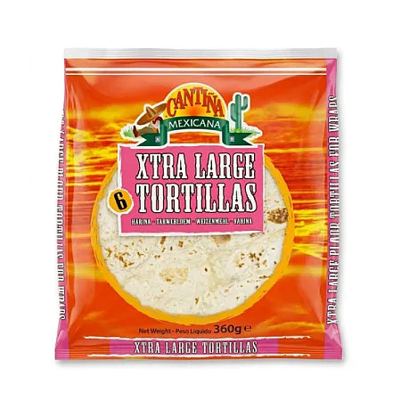 Cantina Mexicana ExtraL arge Tortillas 360g