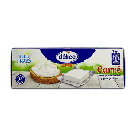 Delice Milkana Square Cheese 12Piece 168g