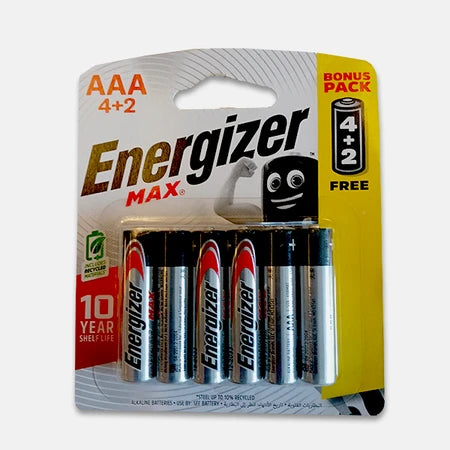 Energizer Battery Alkaline Aaa Max42