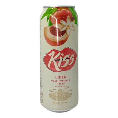 Kiss Cider Peach Vanilla 500ml