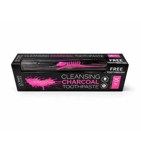 XOC Charcoal Toothpaste Toothbrush Purple 100ml