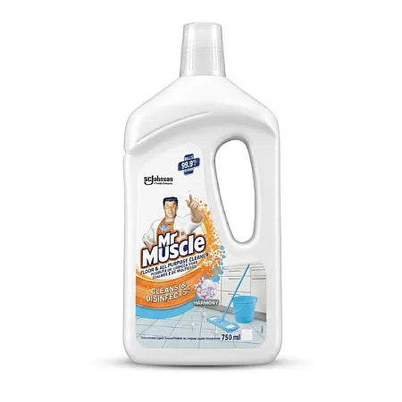 Mr. Muscle Floor & All Purpose Cleaner Disinfectant Harmony 750ml