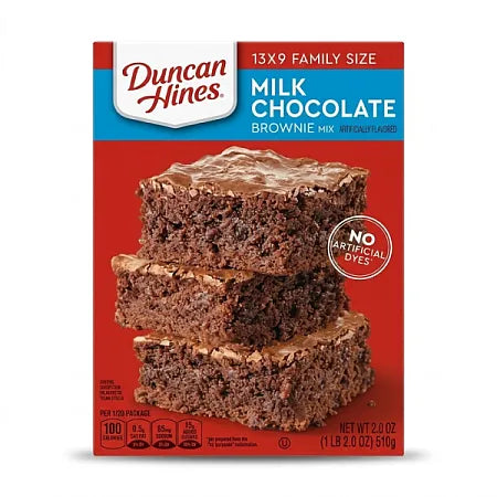 Duncan Hines Milk Chocolate Brownie Mix 18oz