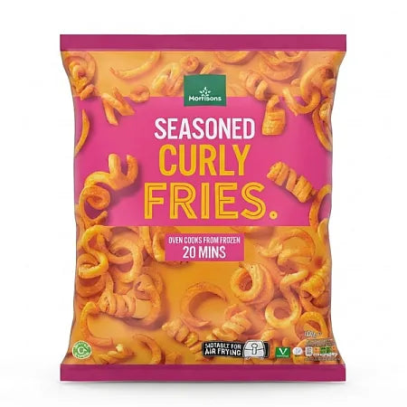 Morrisons Seasoned Curly Fries 600g
