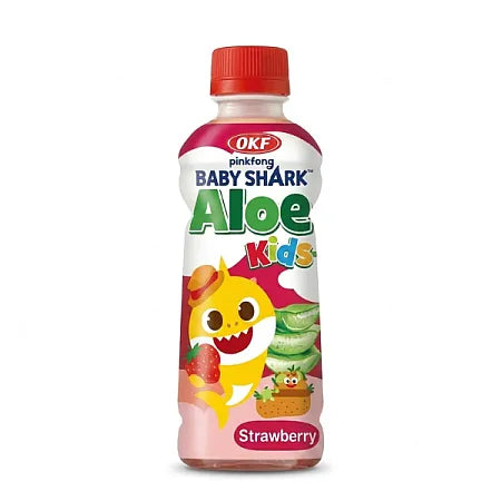 Okf Babyshark Aloe Kids Strawberry 240ml