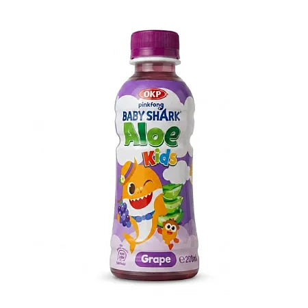 Okf Babyshark Aloe Kids Grape 240ml