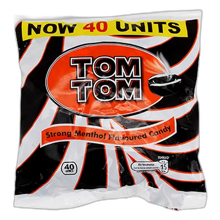Tom Tom Strong Menthol Flavoured Candy 128g